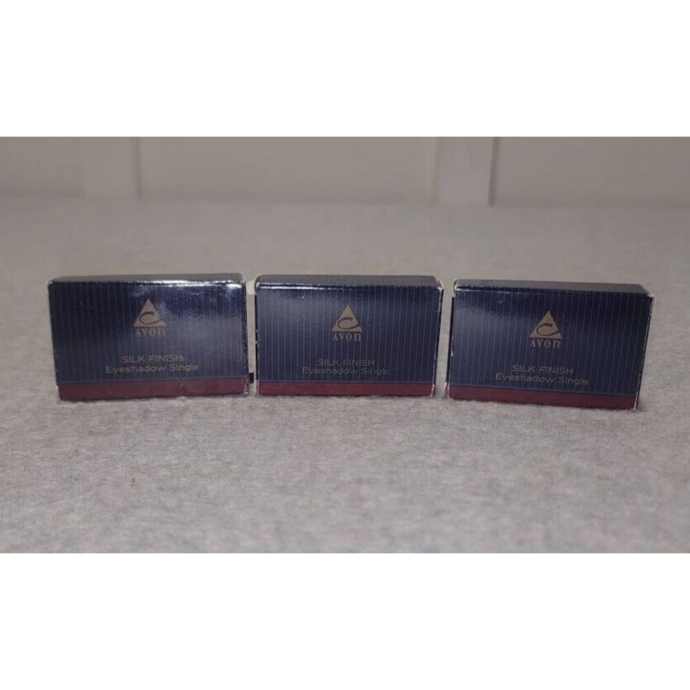 Avon Silk Finish Eyeshadow Single Tempting Teal, Better Blue, Breezy Turquoise